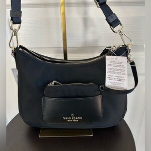 Kate Spade Chelsea Crossbody with Coin Pouch – Black NWT
